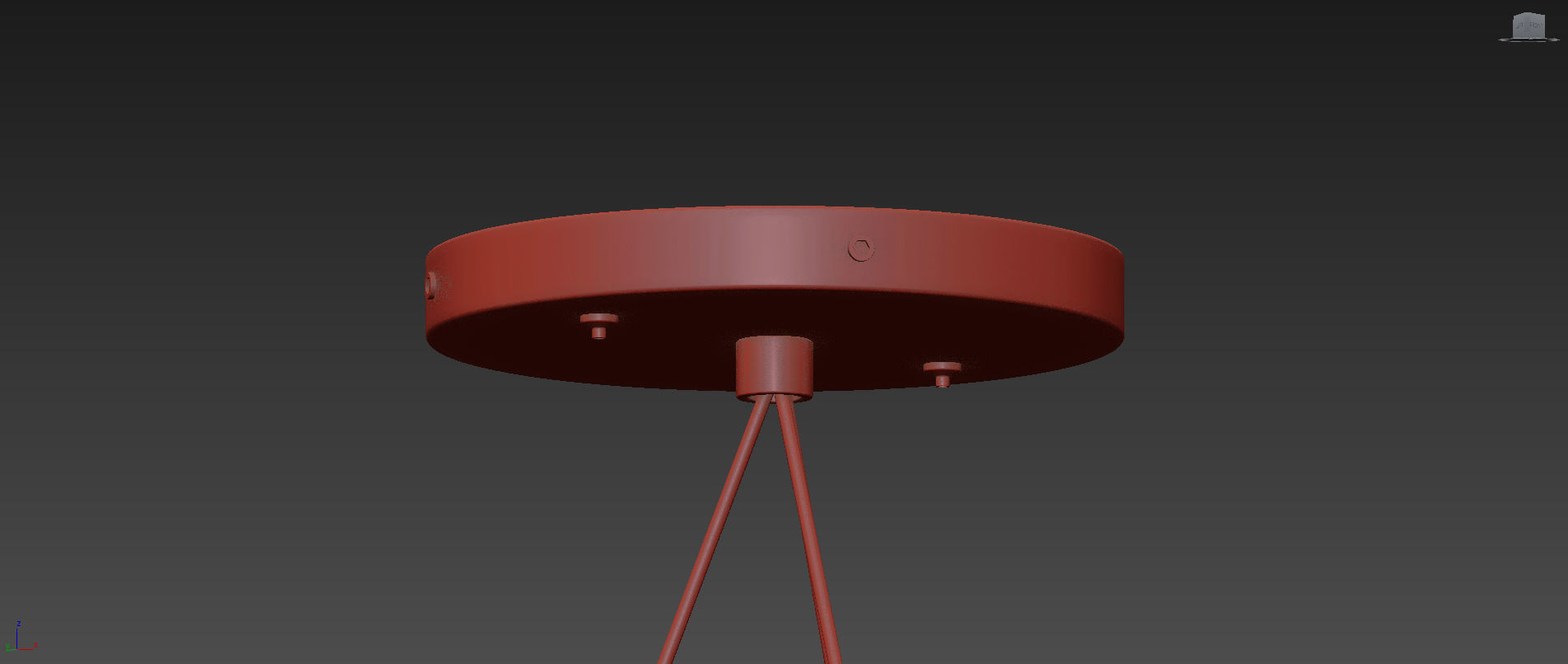 Midnight LED Pendant By Resident 3D model_3