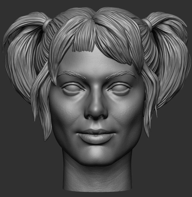 Harley Quinn 3D print model 3D print model_3