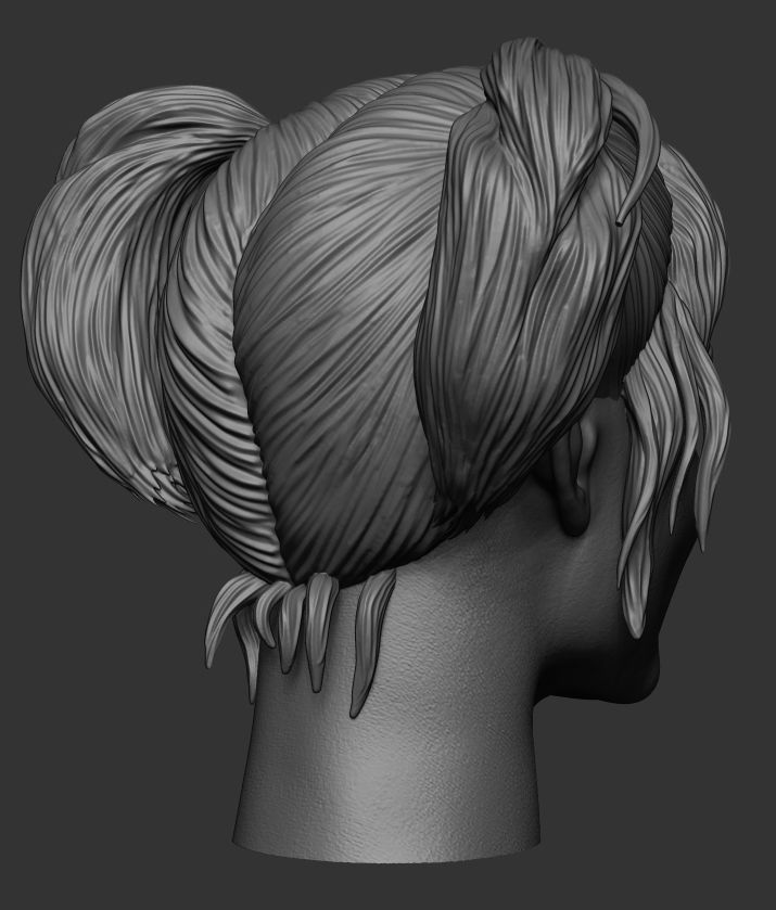 Harley Quinn 3D print model 3D print model_6