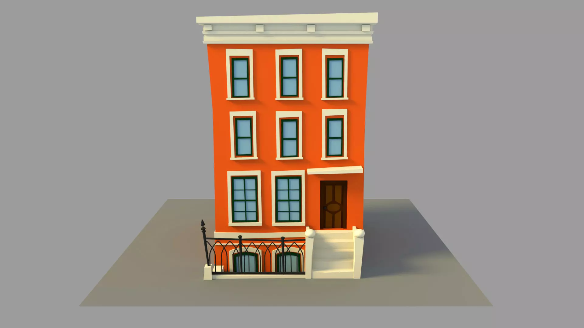 Building Cartoon 3D model_0