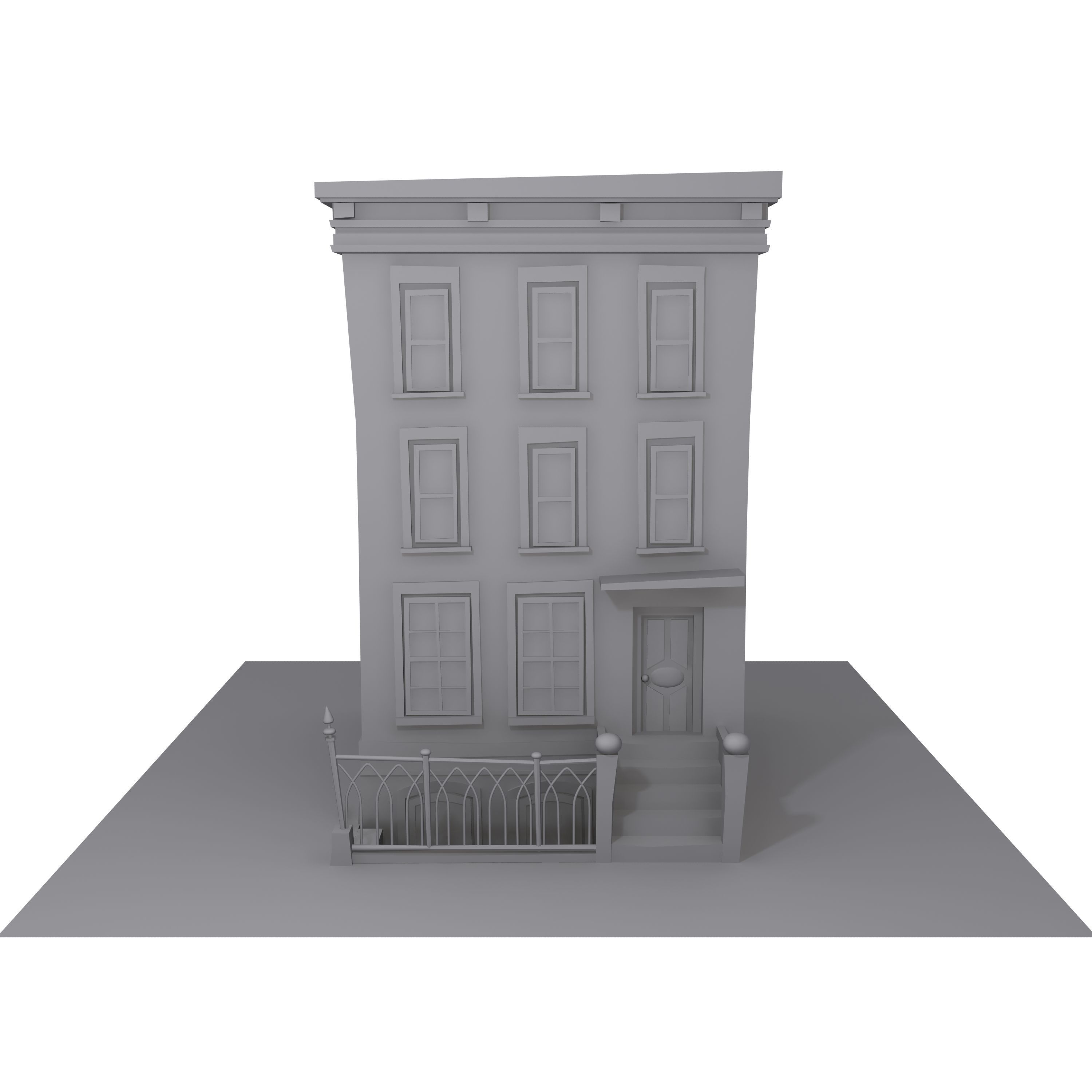 Building Cartoon 3D model_4