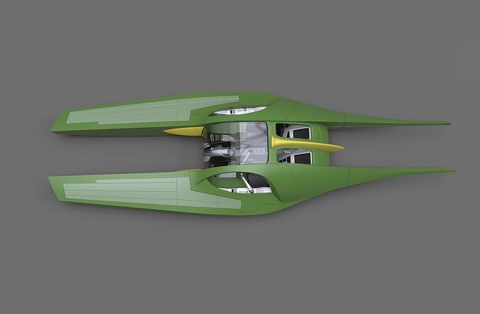 Star Wars Zam speeder 3D print model