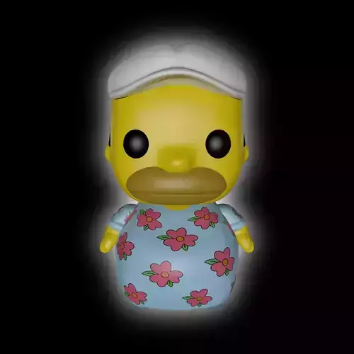 Homer simpson muumuu 3D model