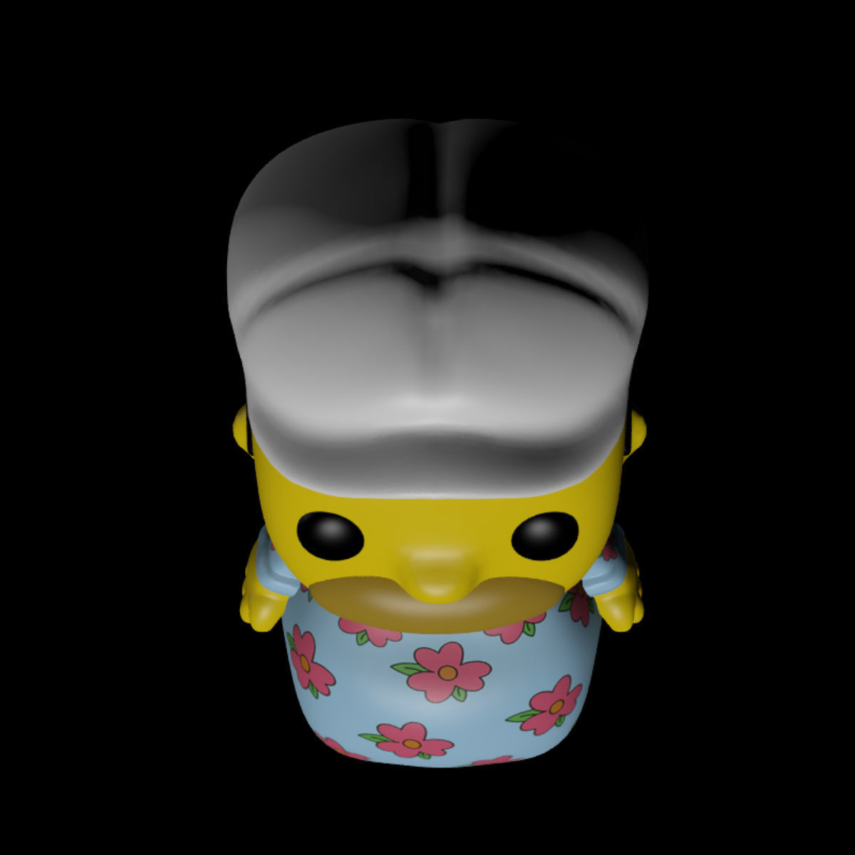 Homer simpson muumuu 3D model_3