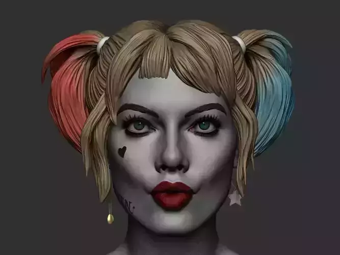 Harley Quinn 3D printing model