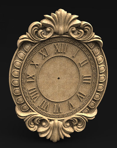 Wall clock 1 3D model 3D print model