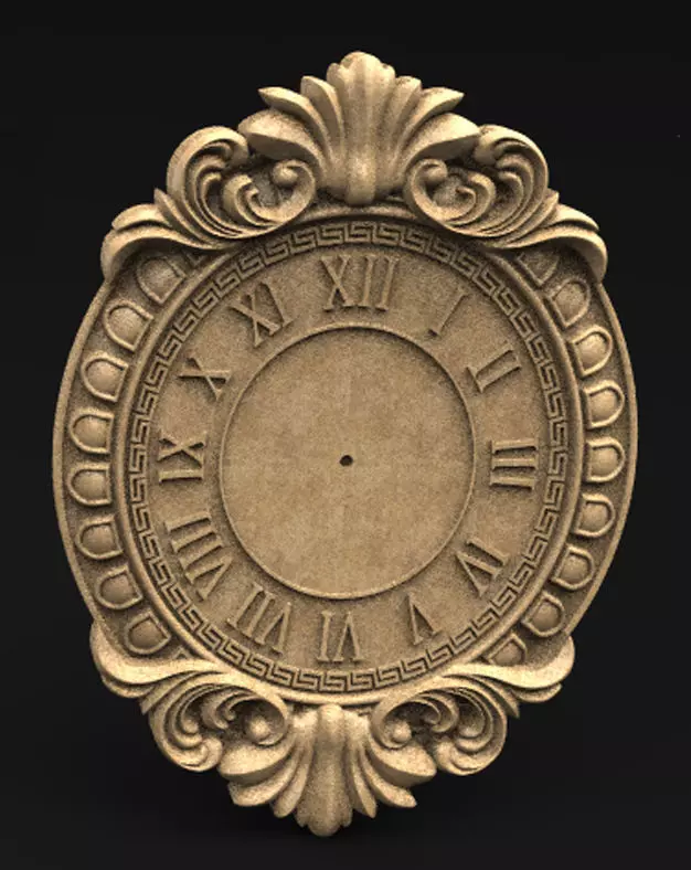Wall clock 1 3D model 3D print model