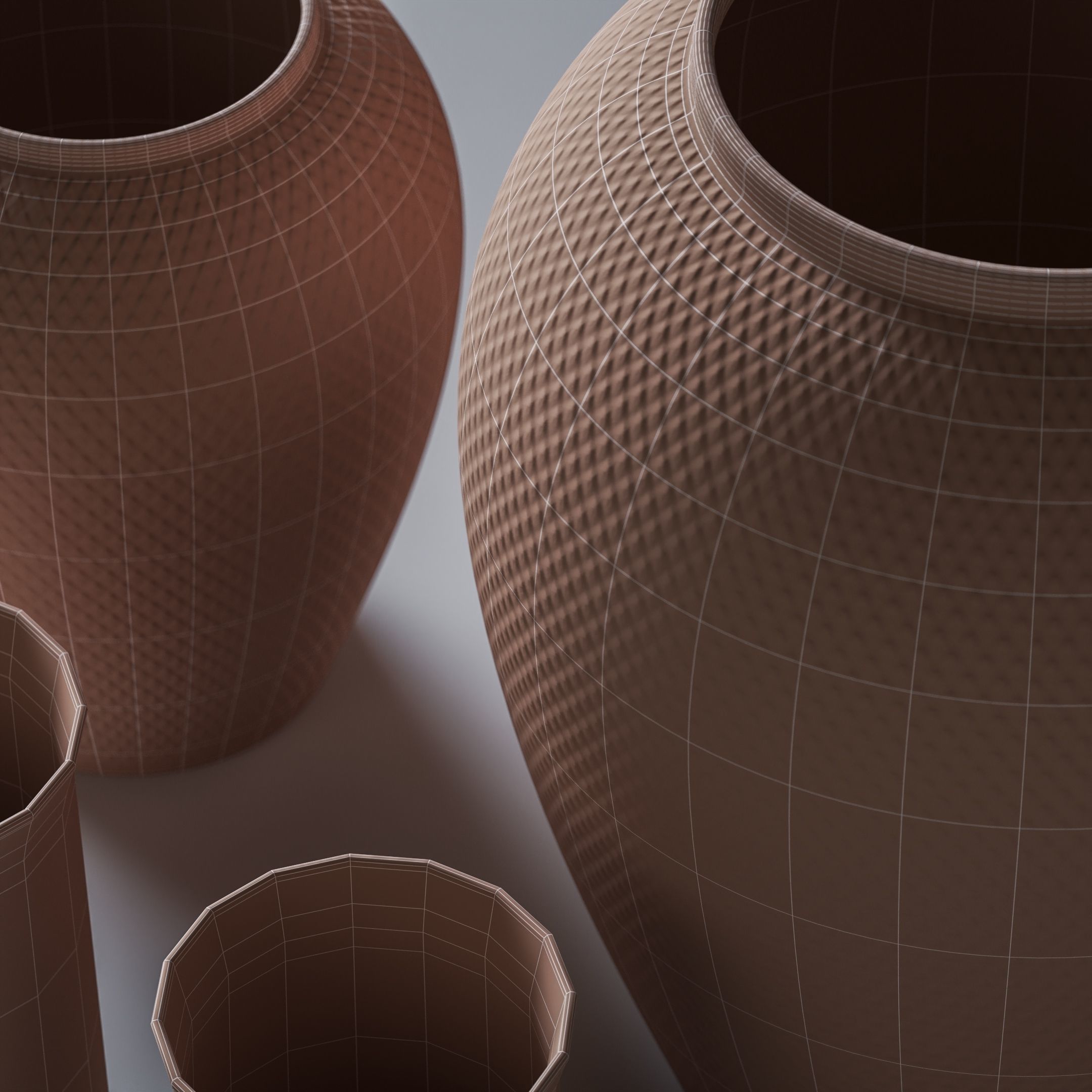 Vase Set 22 3D model_4