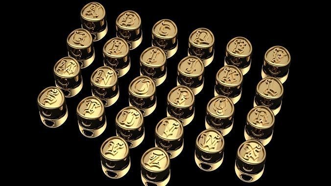 Charms Letter Set 02 3D print model