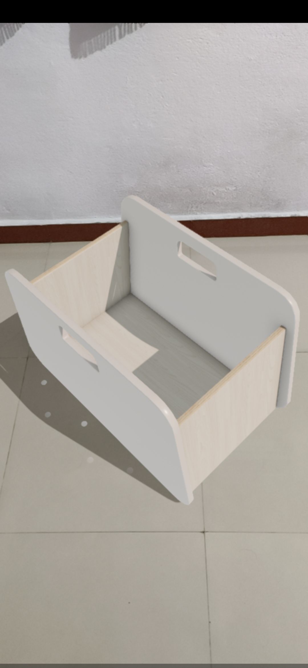 BacUp1Box White Low-poly 3D model_5