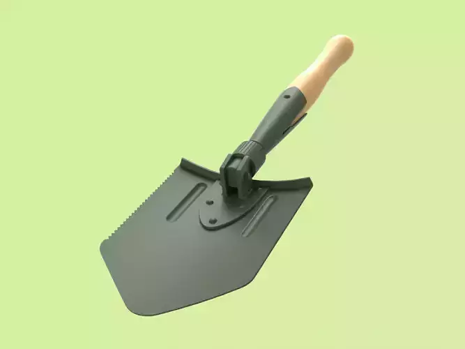 Army Spade 3D model