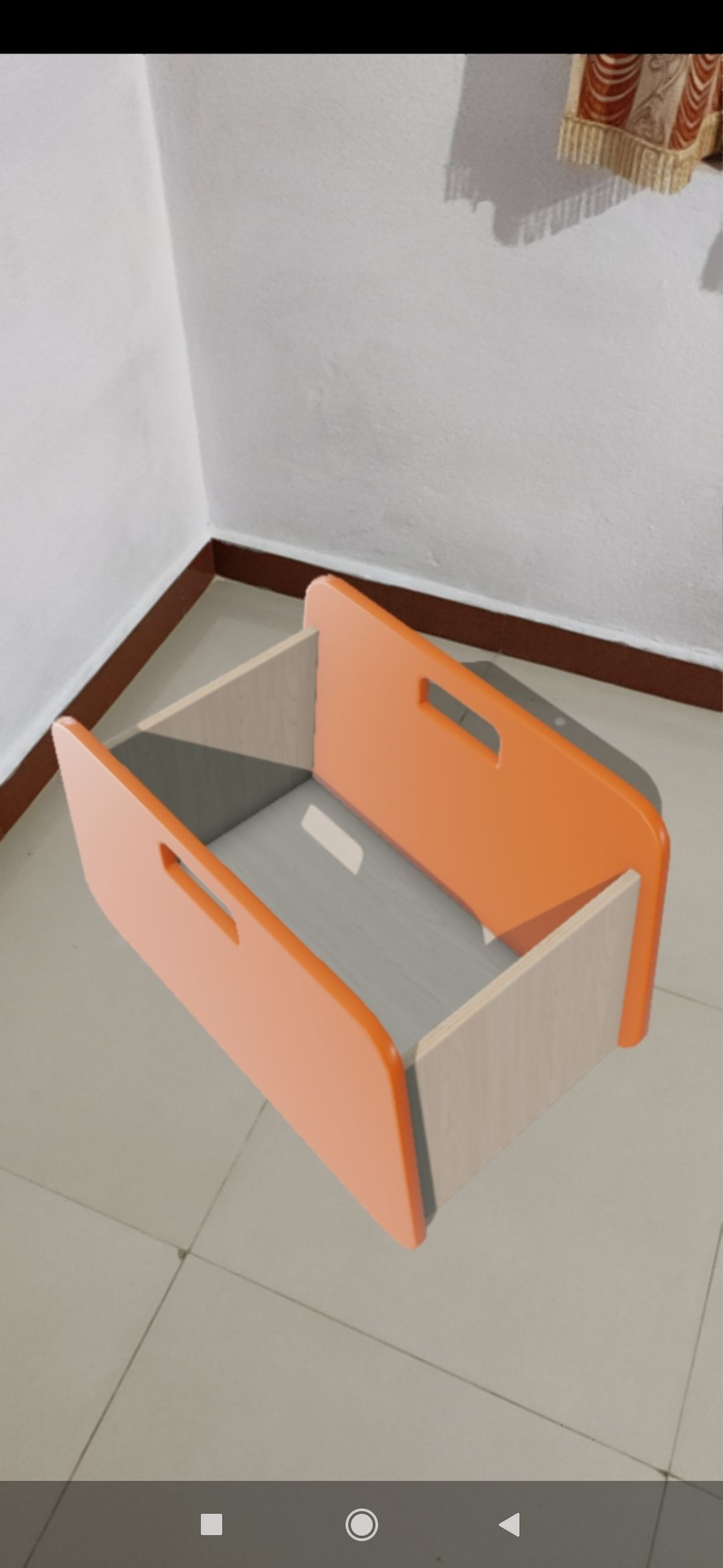 BacUp1Box Orange Low-poly 3D model_5