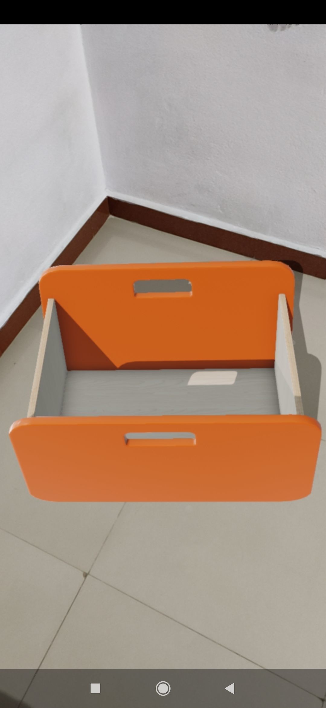 BacUp1Box Orange Low-poly 3D model_4