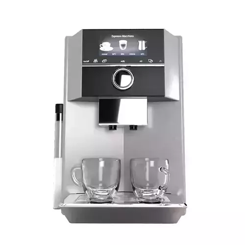 Espresso Machine with Coffee Cups  High-Quality