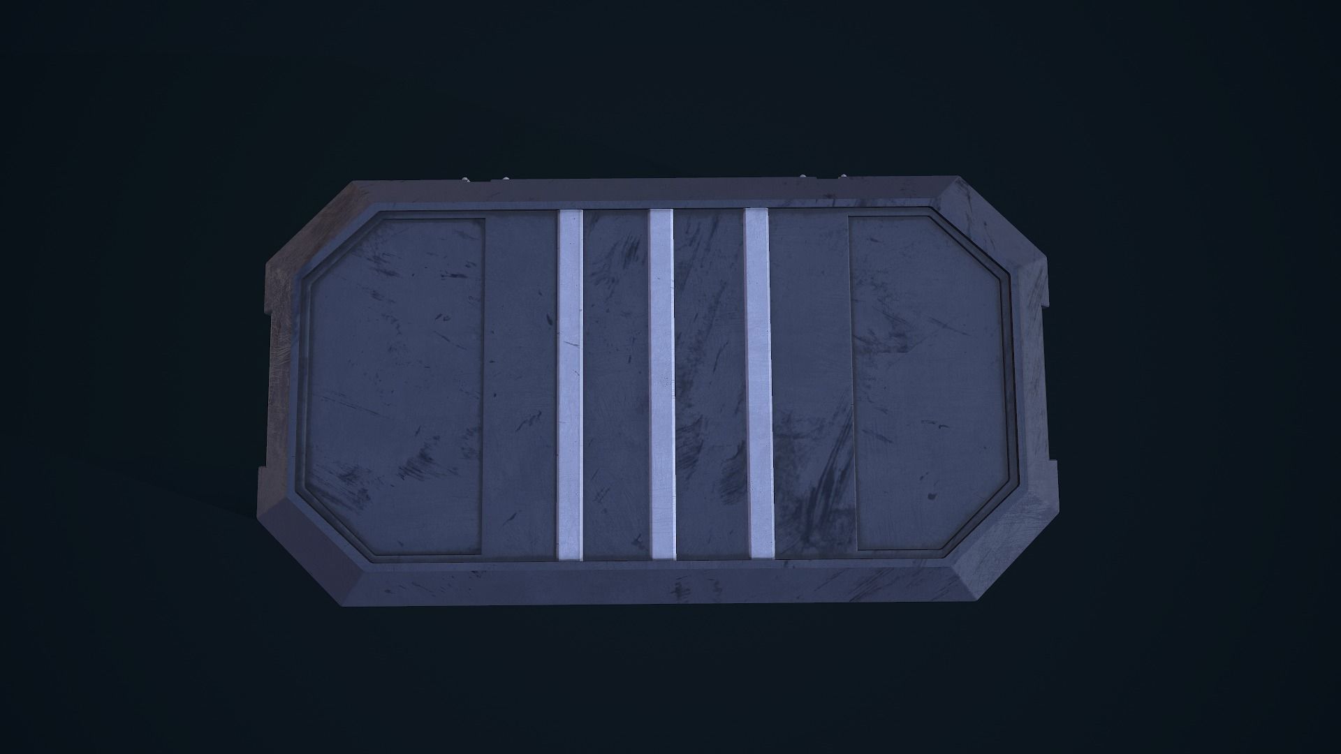 Sci-Fi Crate 03 Low-poly 3D model_14