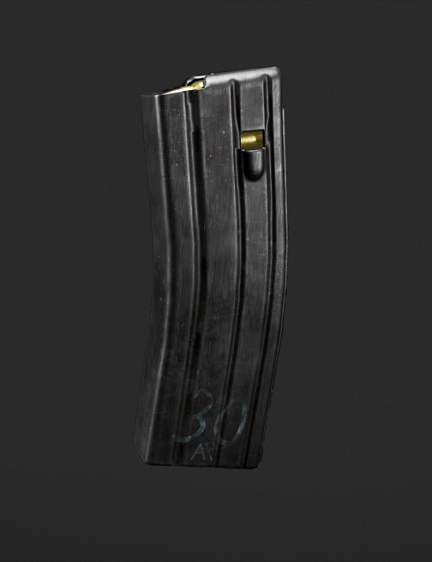 hk 416 AR Low-poly 3D model_5