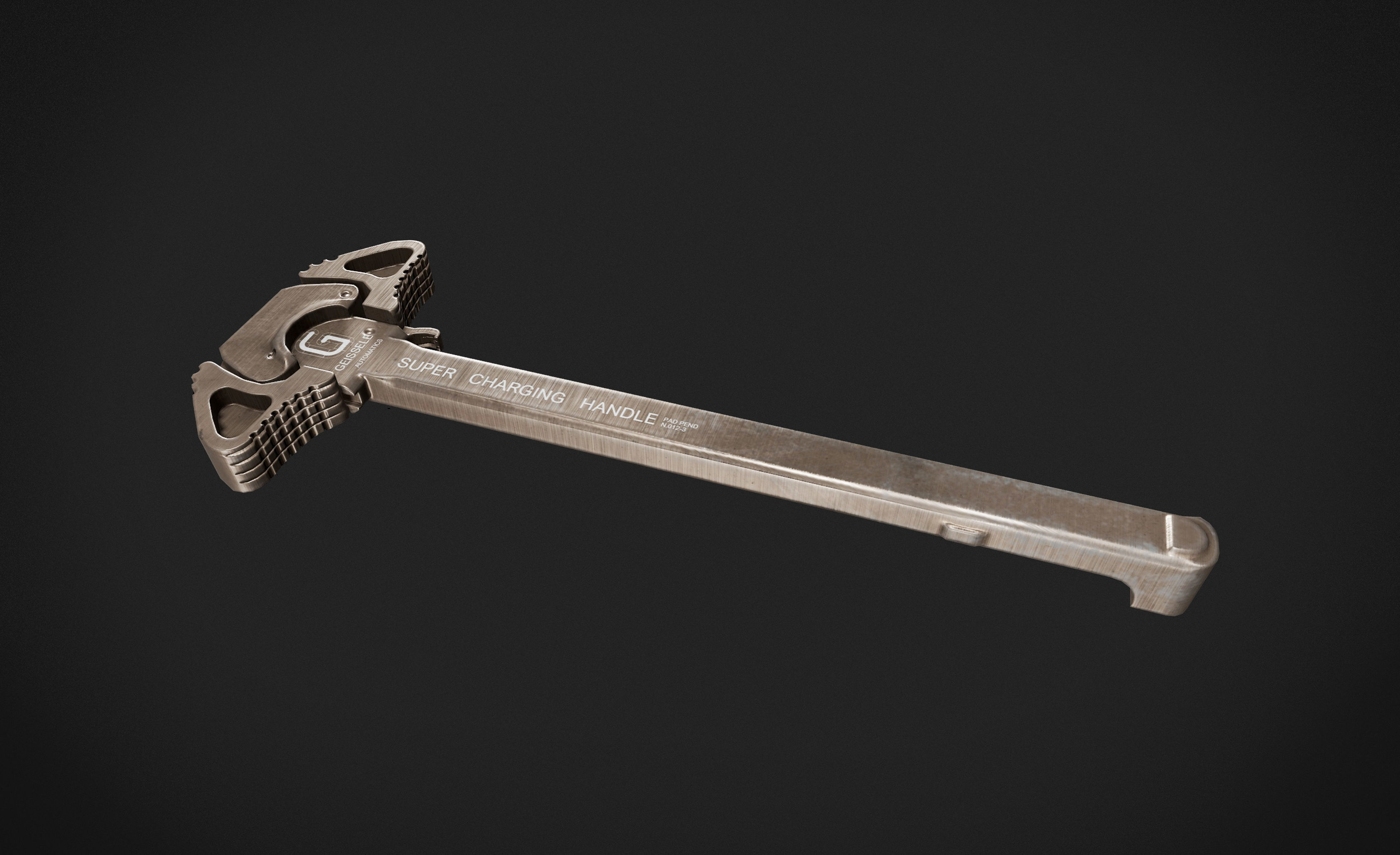 hk 416 AR Low-poly 3D model_9