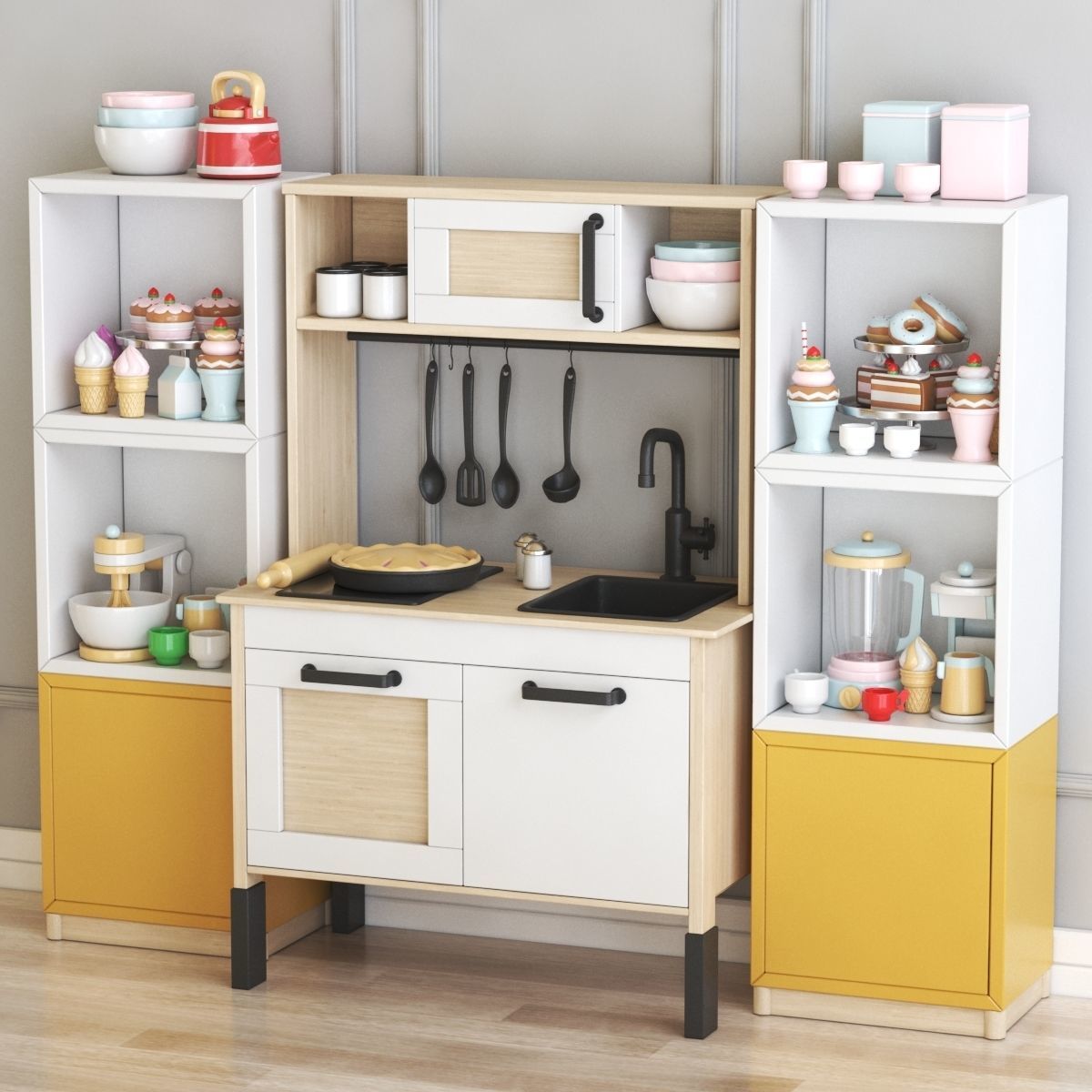 Children toys and furniture 3D model_4