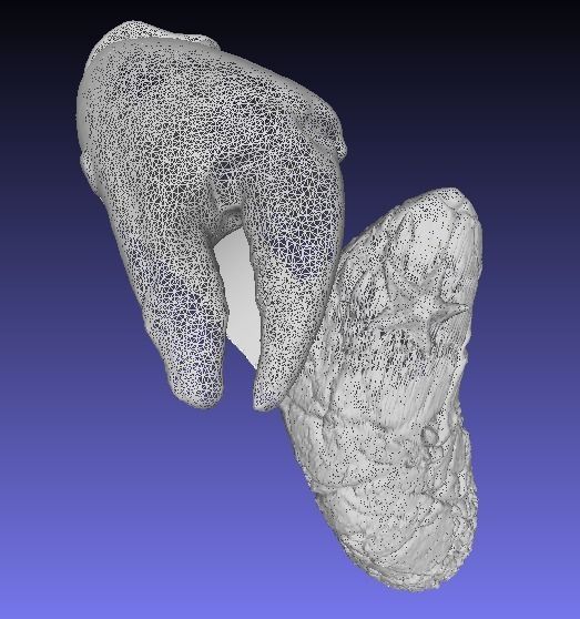 Crab tongs ring 3D print model_5