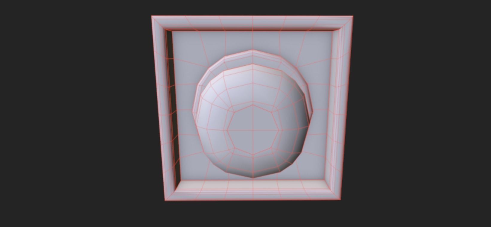 Emergency Stop Button Low-poly 3D model_4