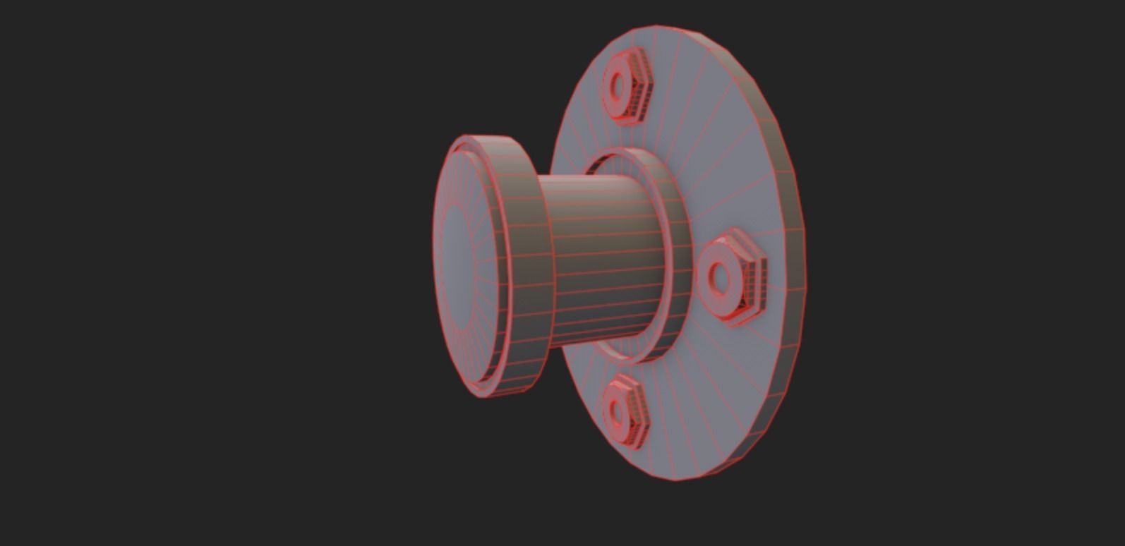 Emergency Stop Button  Low-poly 3D model_7