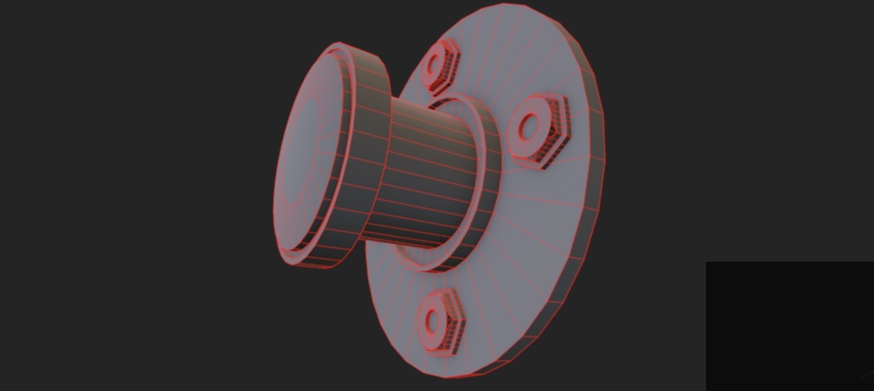 Emergency Stop Button  Low-poly 3D model_9