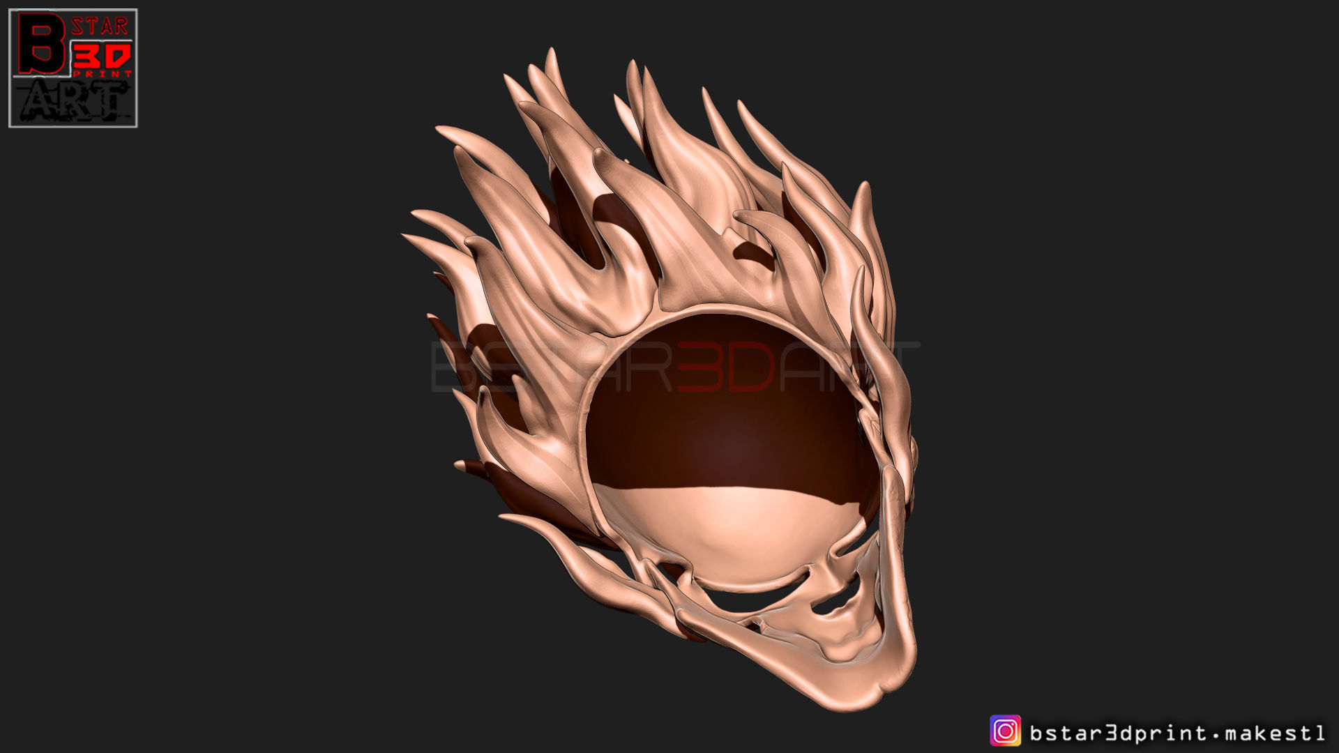 Ghost Rider mask -Agents of SHIELD - Marvel comics 3D print model_33