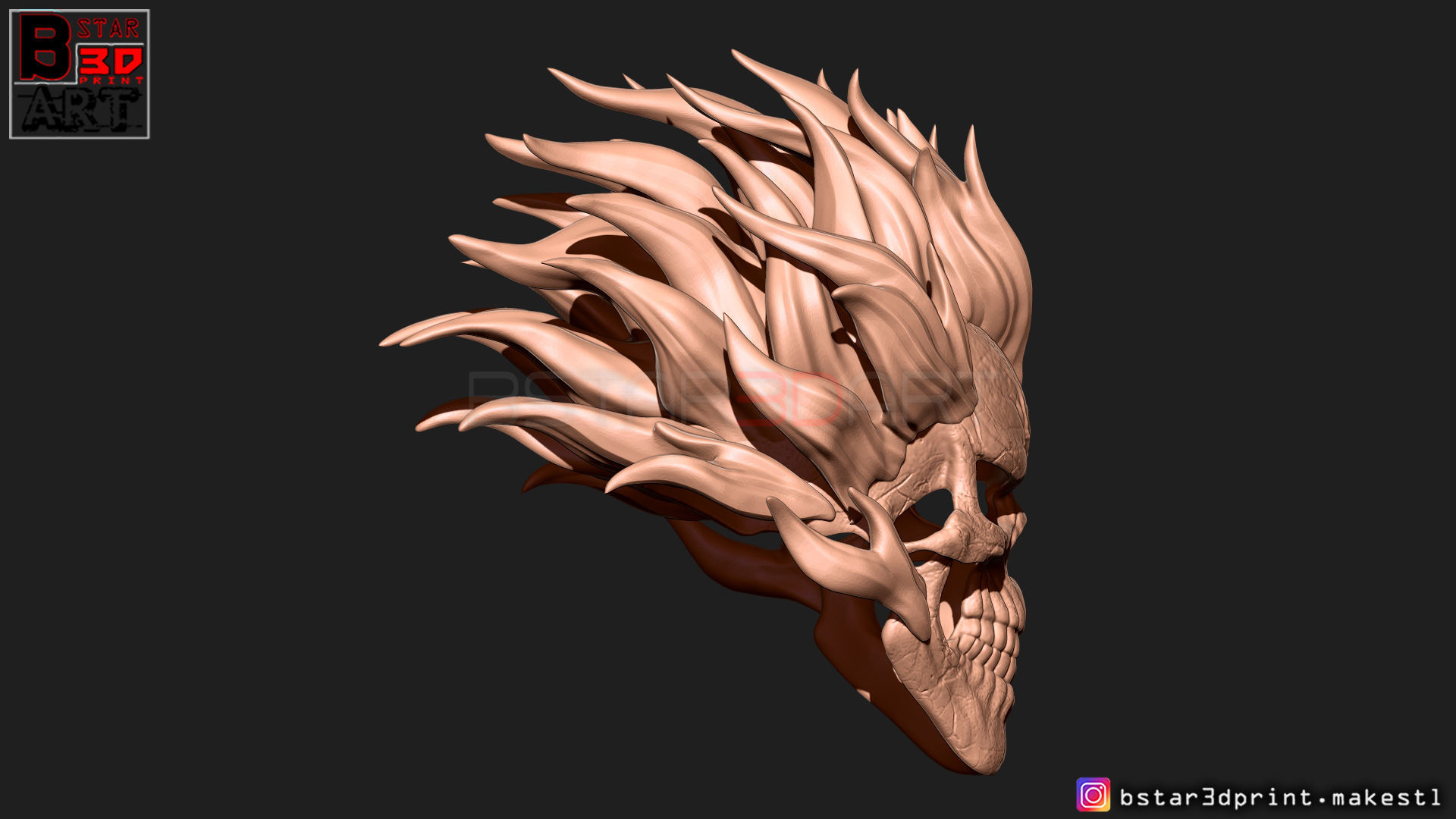 Ghost Rider mask -Agents of SHIELD - Marvel comics 3D print model_29