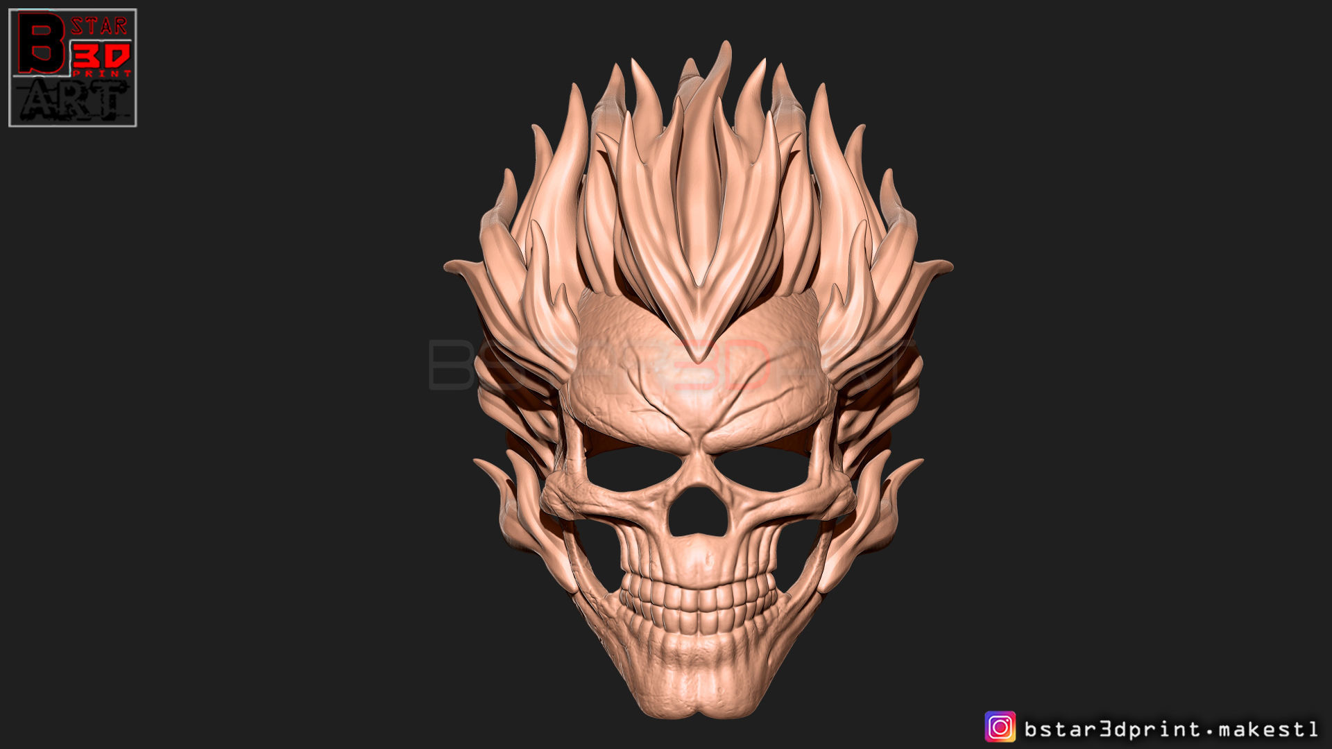 Ghost Rider mask -Agents of SHIELD - Marvel comics 3D print model_24