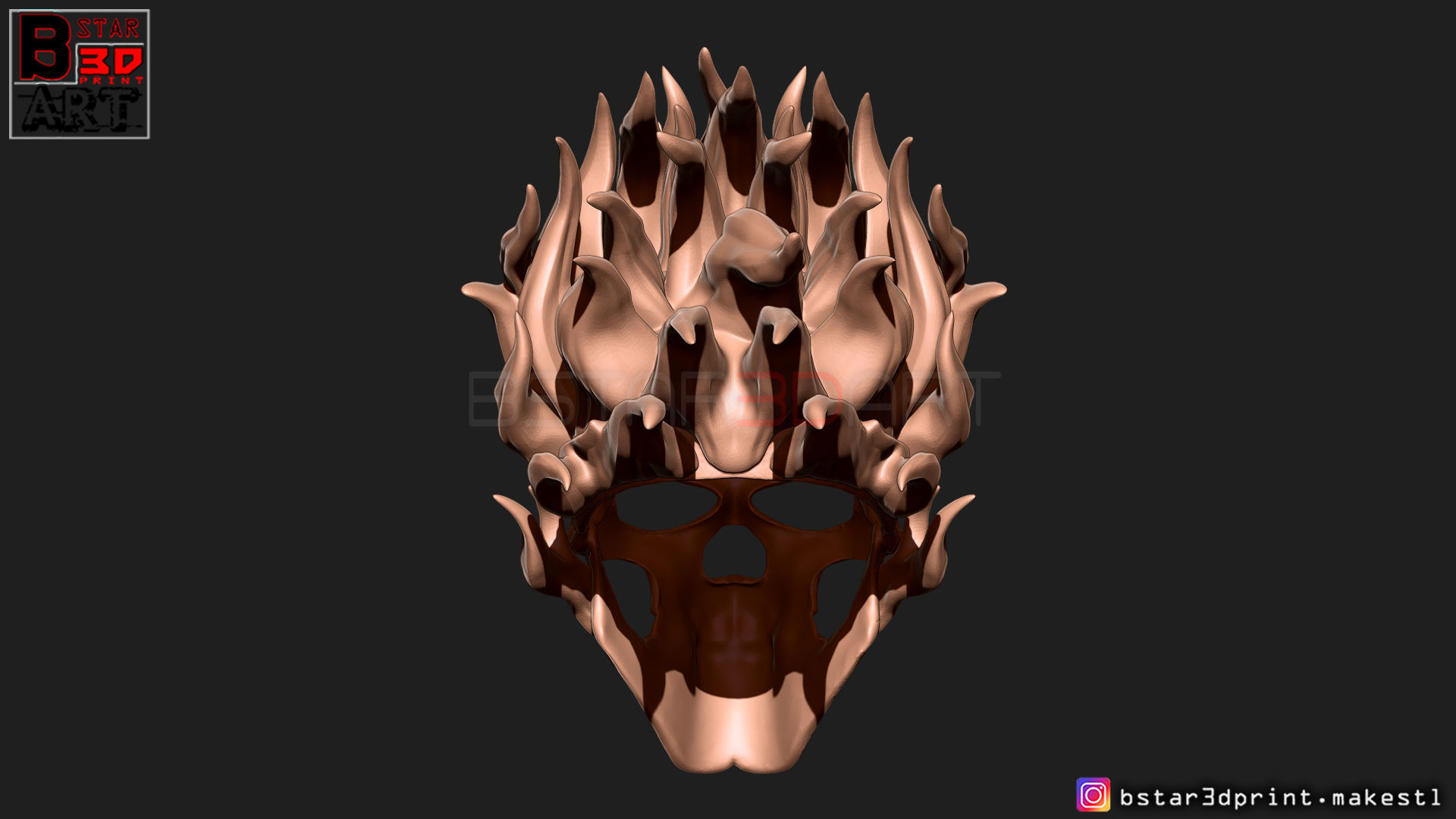 Ghost Rider mask -Agents of SHIELD - Marvel comics 3D print model_28