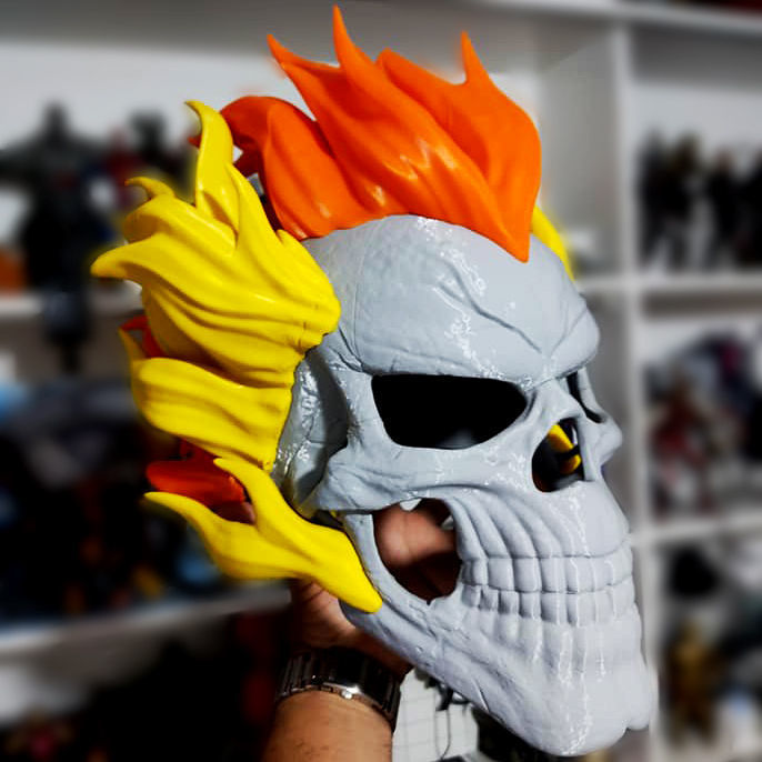 Ghost Rider mask -Agents of SHIELD - Marvel comics 3D print model_2