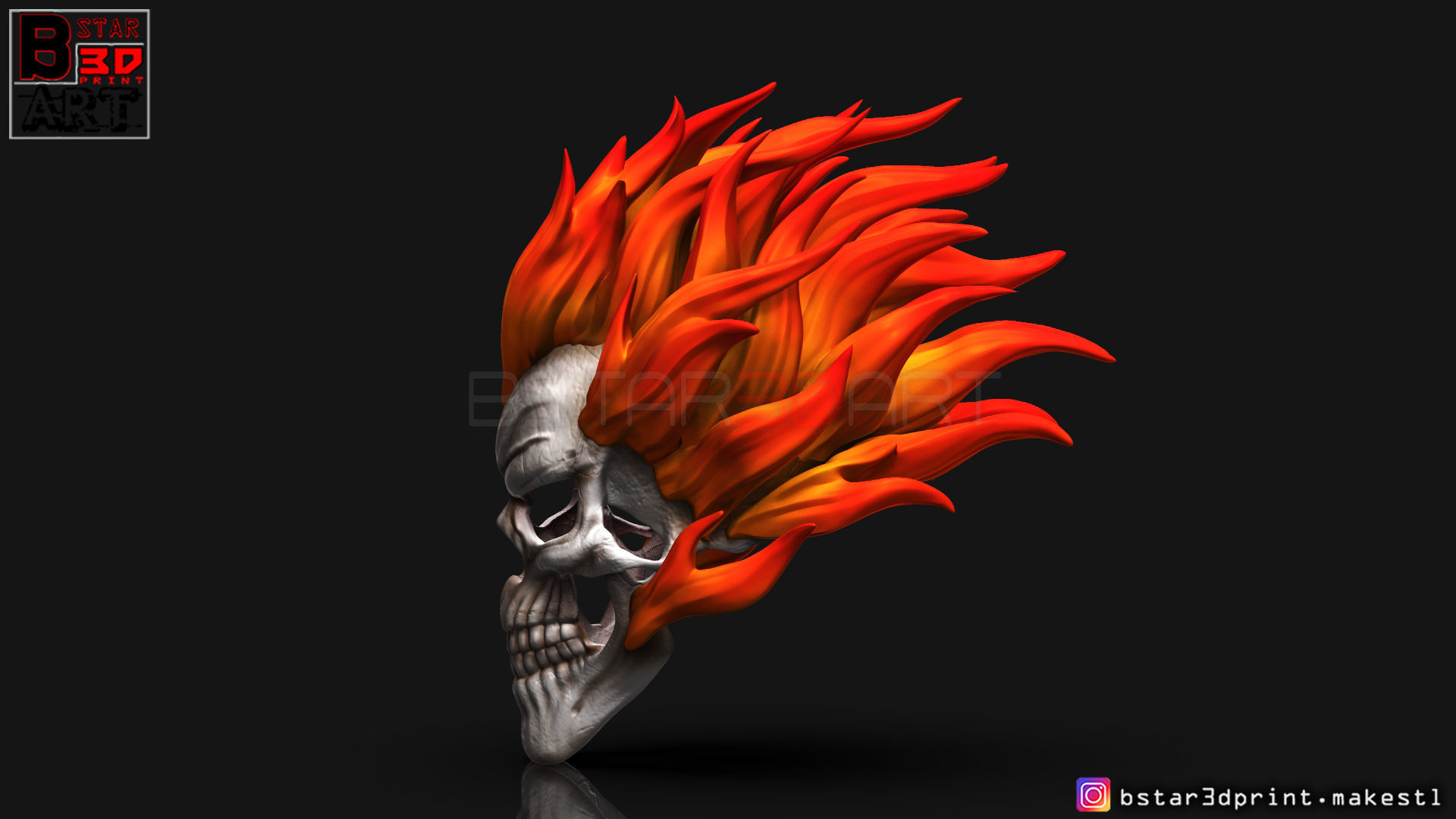 Ghost Rider mask -Agents of SHIELD - Marvel comics 3D print model_10