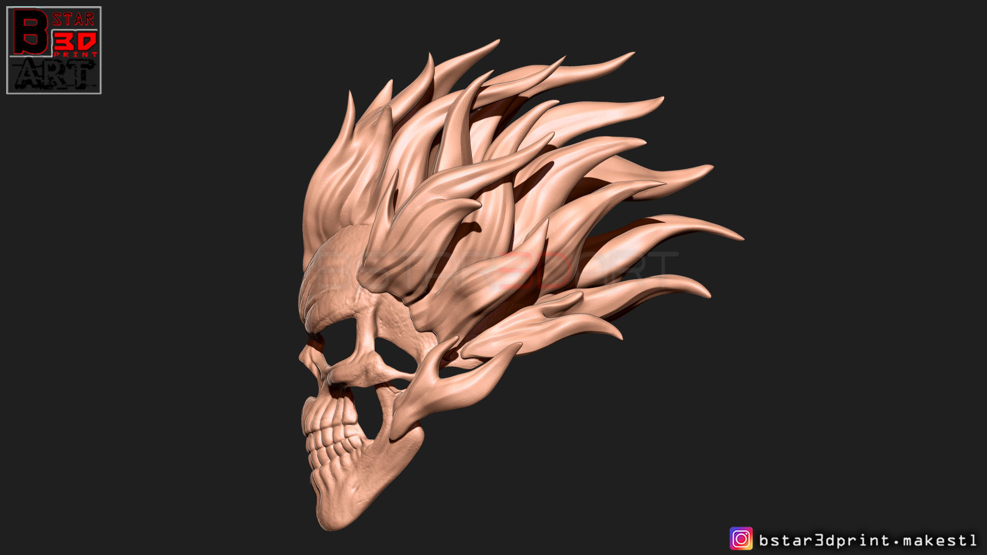 Ghost Rider mask -Agents of SHIELD - Marvel comics 3D print model_26