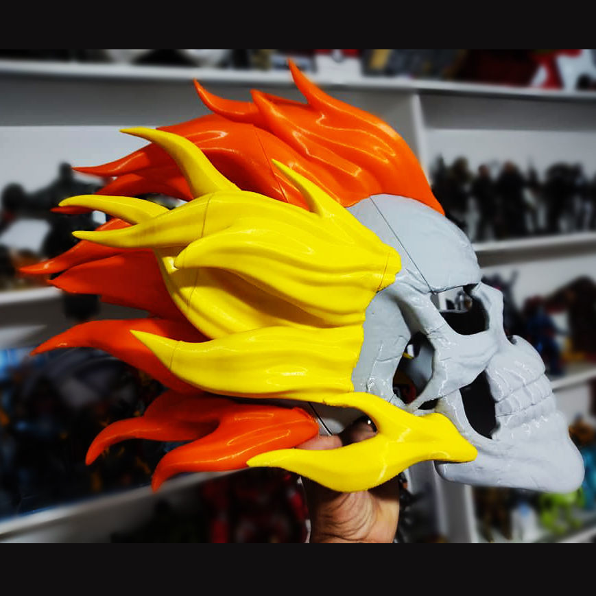 Ghost Rider mask -Agents of SHIELD - Marvel comics 3D print model_3