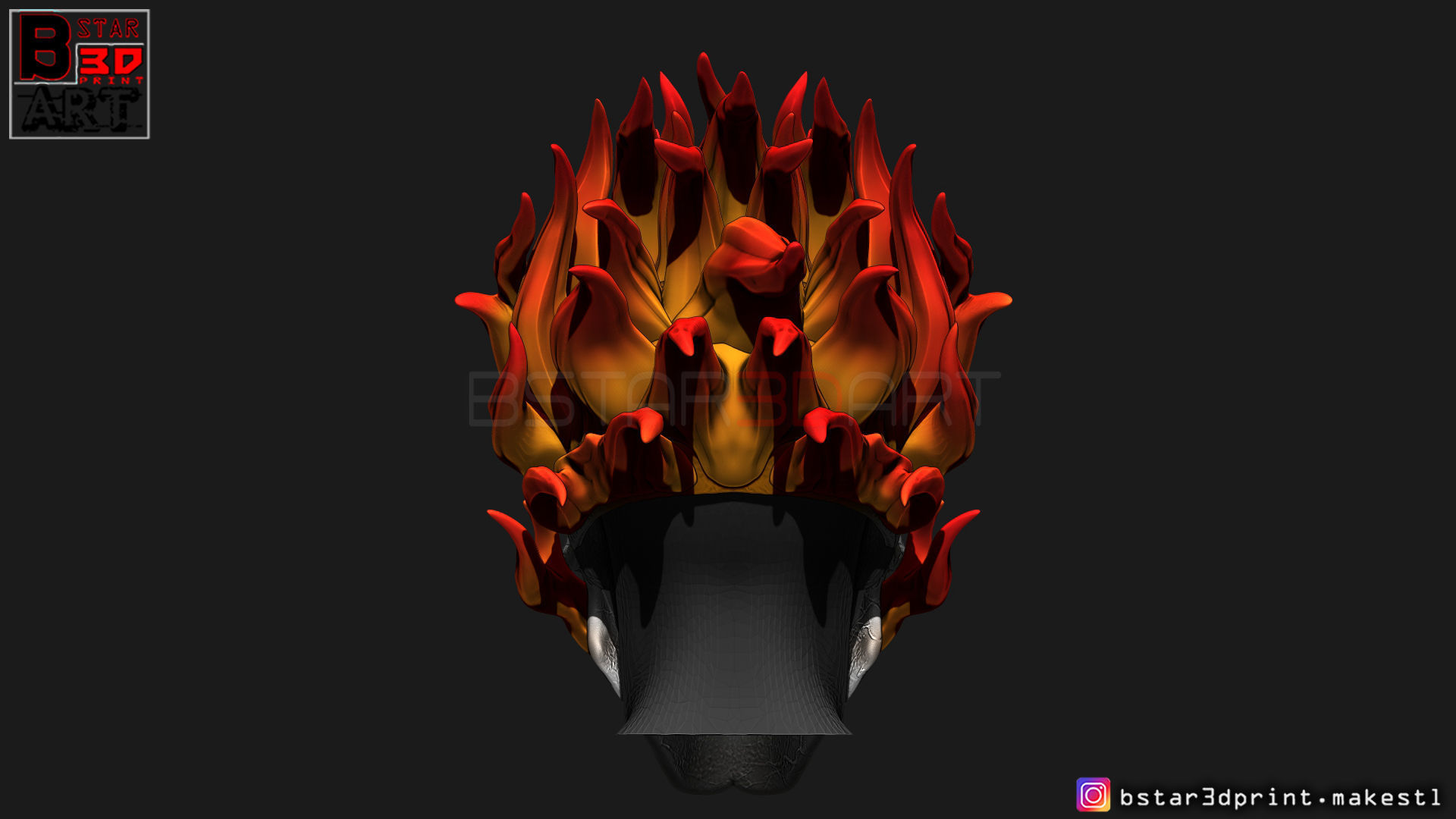 Ghost Rider mask -Agents of SHIELD - Marvel comics 3D print model_21