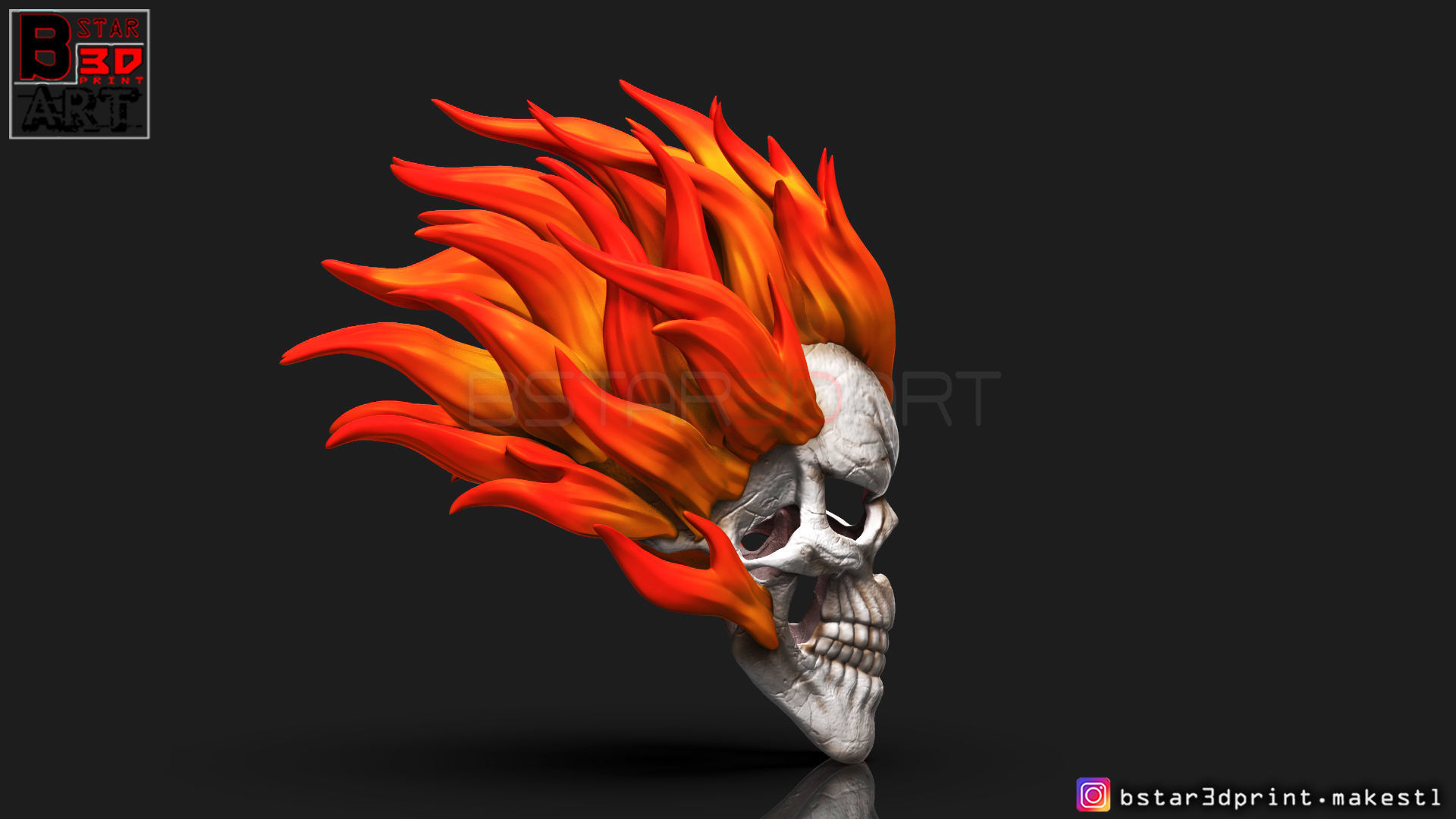 Ghost Rider mask -Agents of SHIELD - Marvel comics 3D print model_14