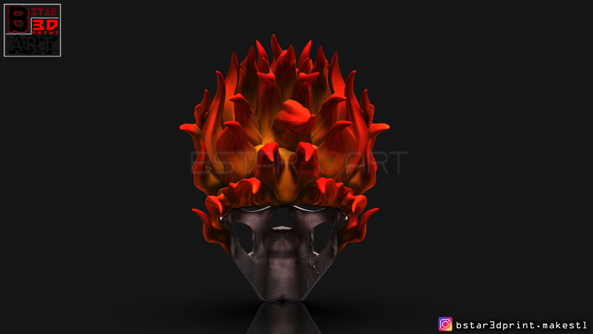 Ghost Rider mask -Agents of SHIELD - Marvel comics 3D print model_12