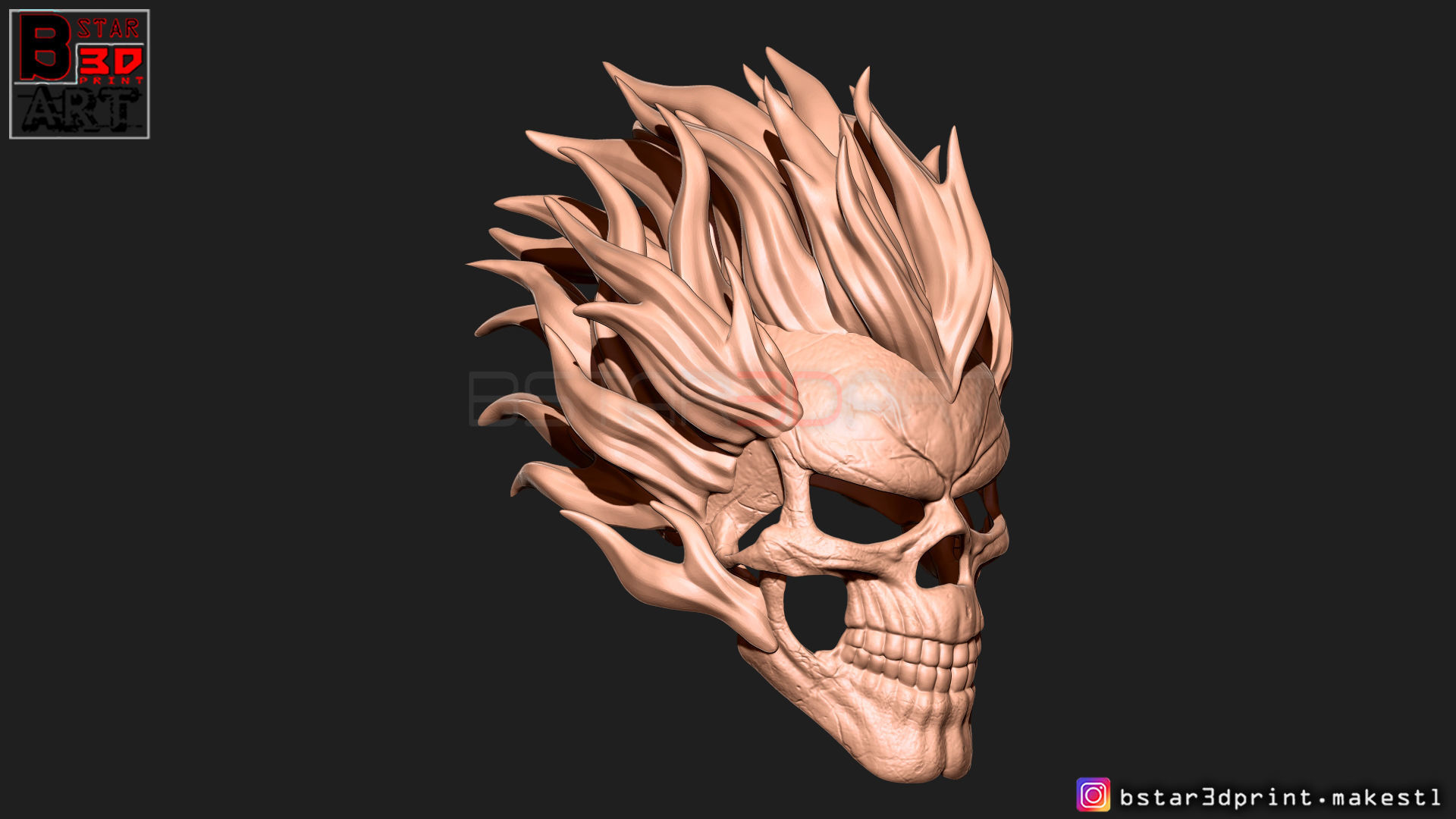 Ghost Rider mask -Agents of SHIELD - Marvel comics 3D print model_31