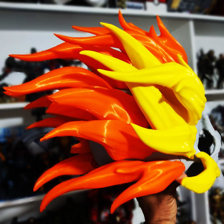 Ghost Rider mask -Agents of SHIELD - Marvel comics 3D print model_4