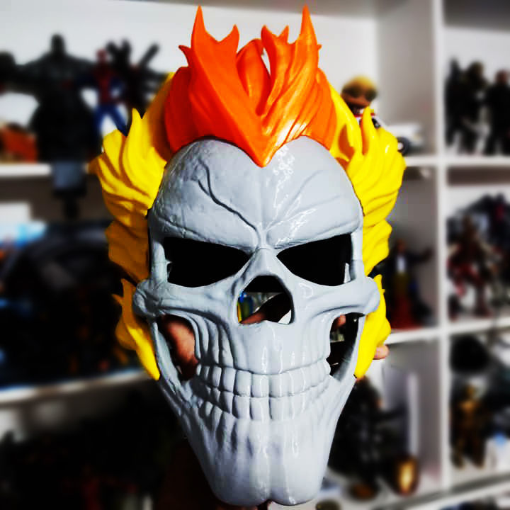 Ghost Rider mask -Agents of SHIELD - Marvel comics 3D print model_1
