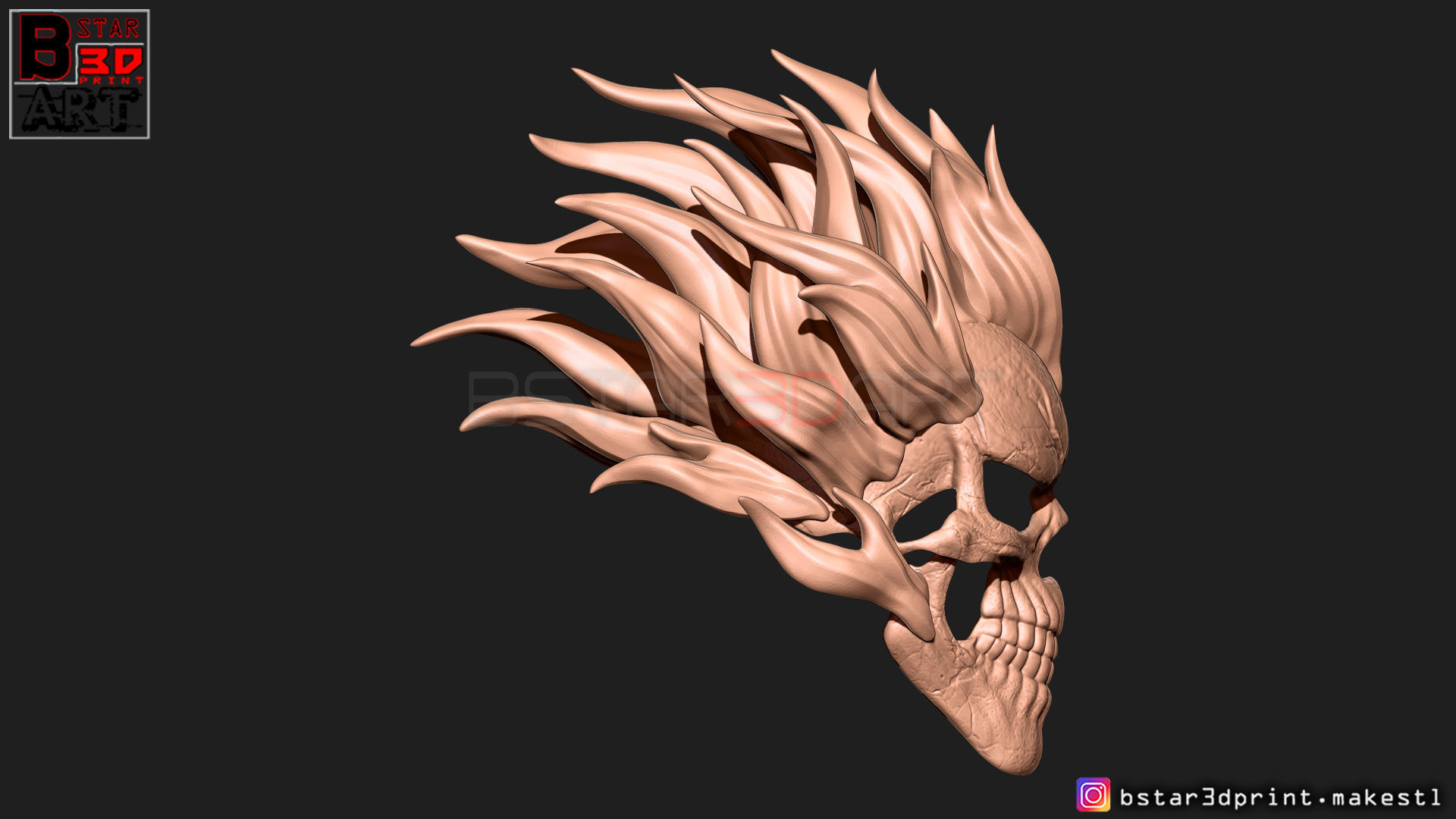 Ghost Rider mask -Agents of SHIELD - Marvel comics 3D print model_30