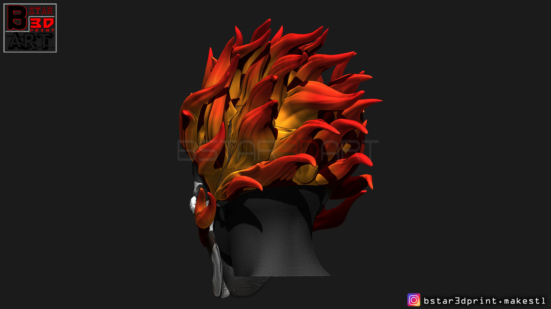 Ghost Rider mask -Agents of SHIELD - Marvel comics 3D print model_20