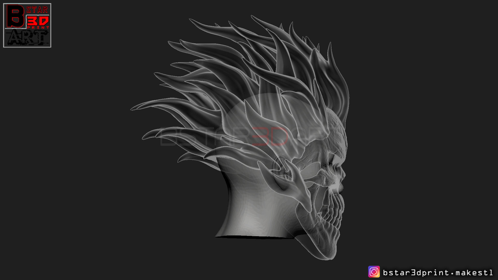 Ghost Rider mask -Agents of SHIELD - Marvel comics 3D print model_36