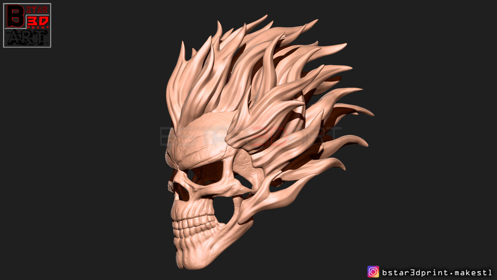 Ghost Rider mask -Agents of SHIELD - Marvel comics 3D print model_25