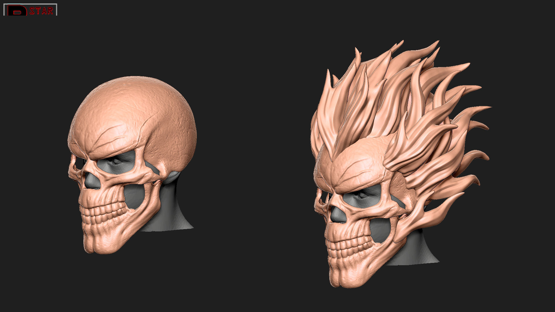 Ghost Rider mask -Agents of SHIELD - Marvel comics 3D print model_37