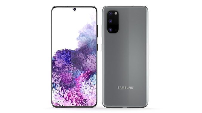 Samsung Galaxy S20 Cosmic Grey 3D model
