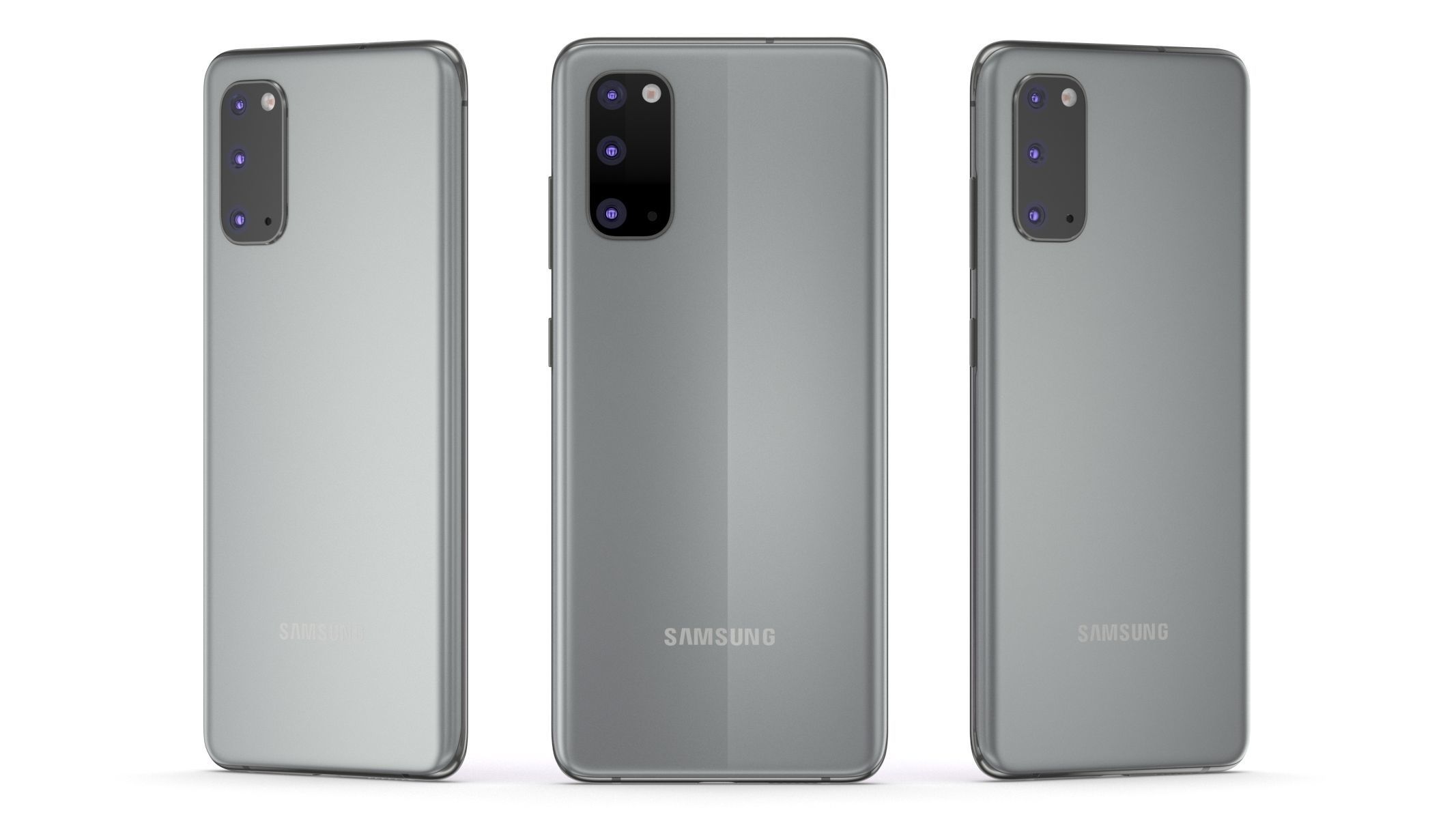 Samsung Galaxy S20 Cosmic Grey 3D model_7