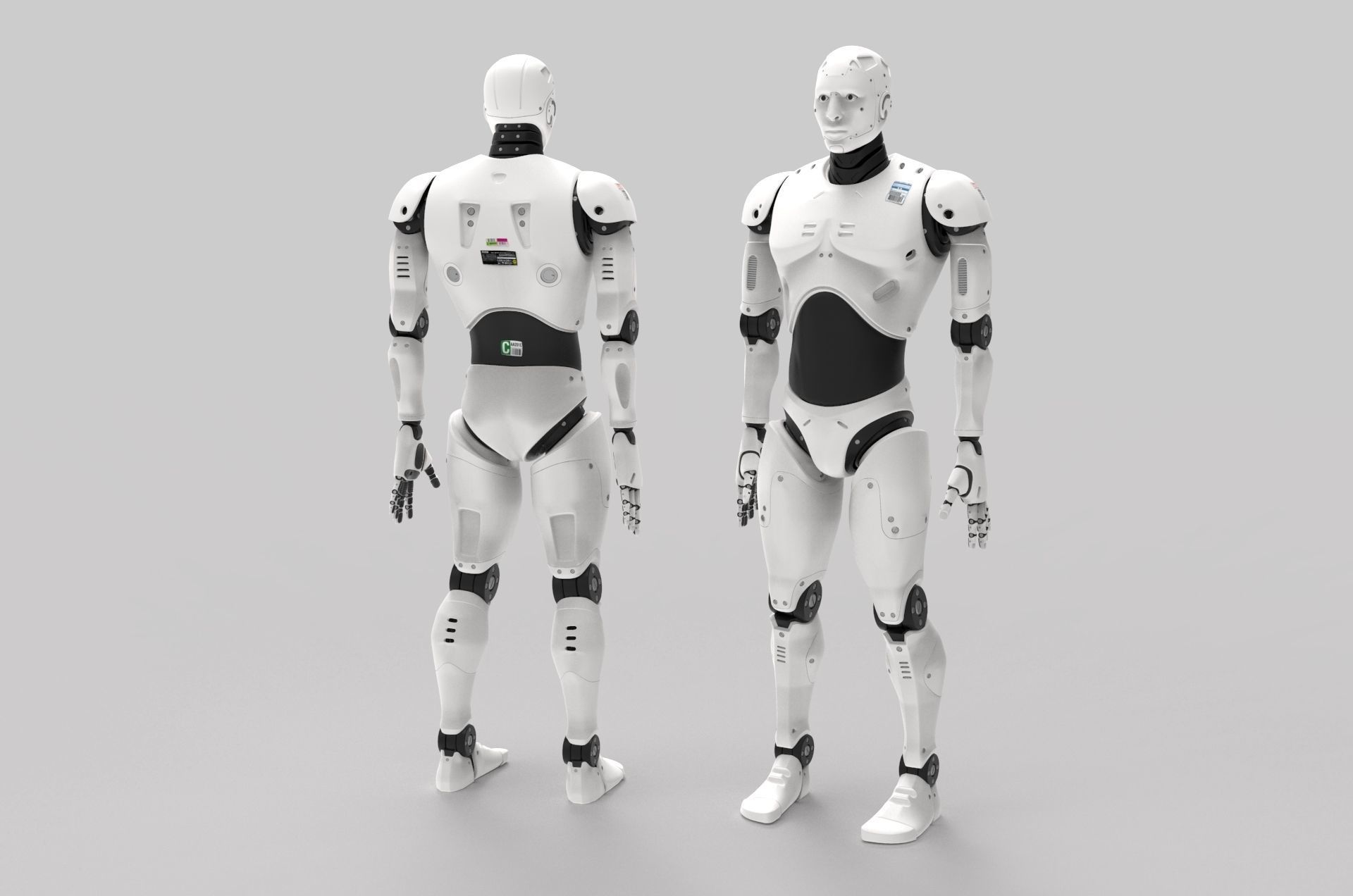 Robot  Cyborg 3D model_13