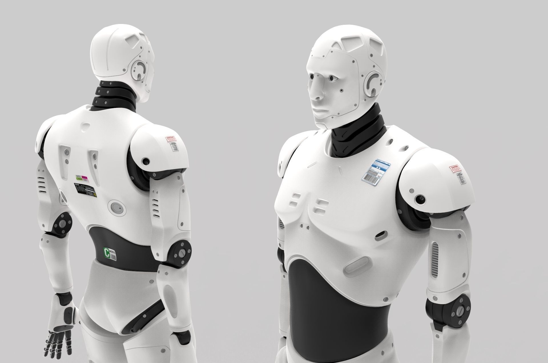 Robot  Cyborg 3D model_14