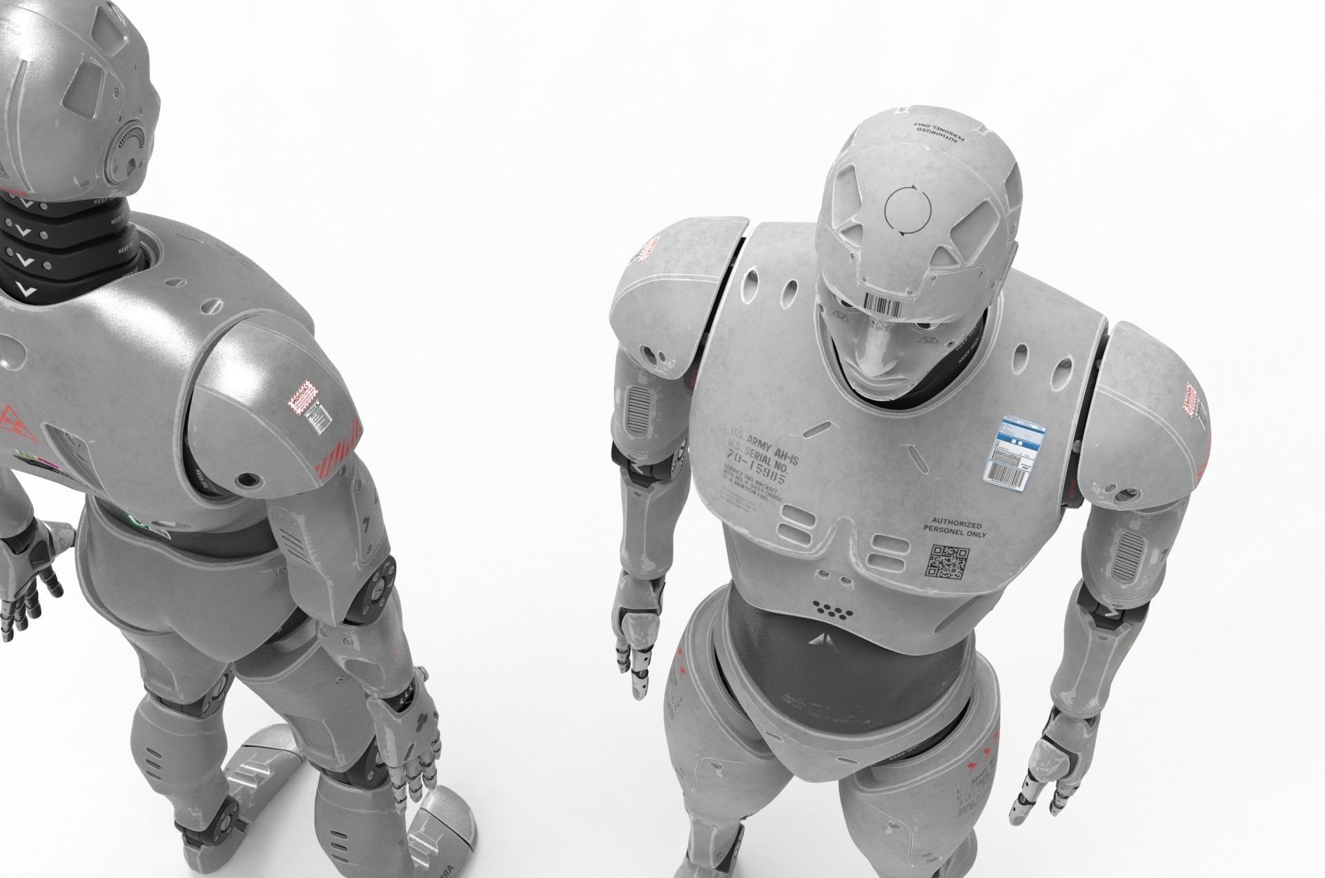 Robot  Cyborg 3D model_11